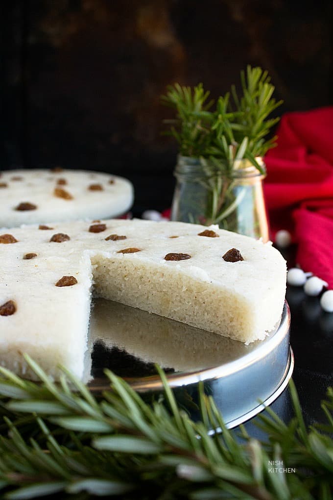 vattayapam - steamed rice cake