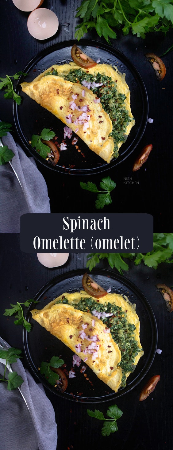 Spinach Omelette
