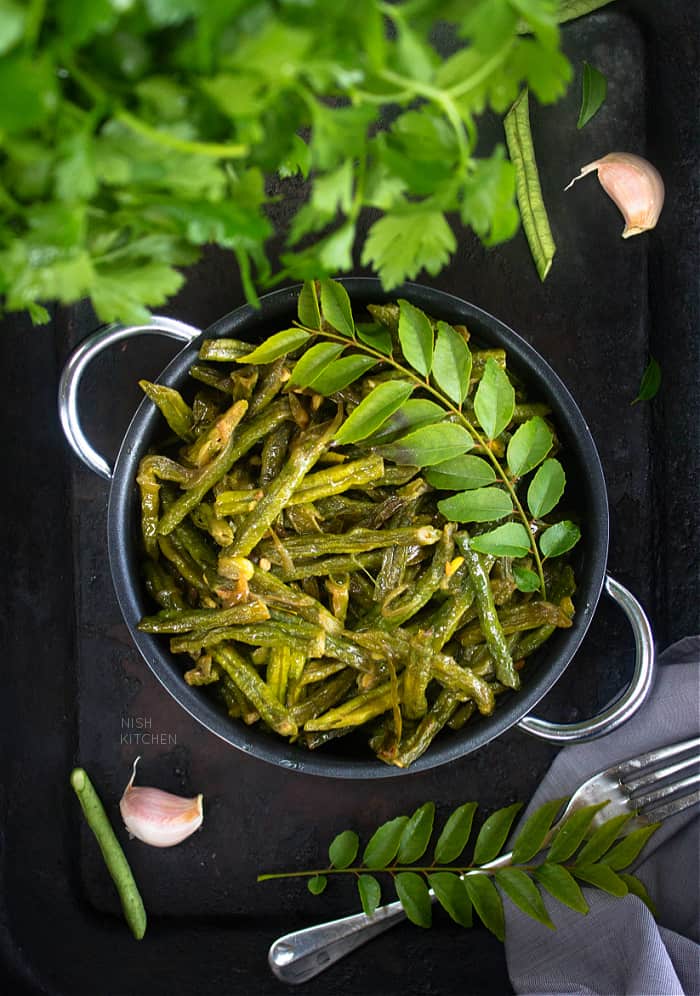 Long Beans Stir Fry   Achinga Payar Mezhukkupuratti - 26