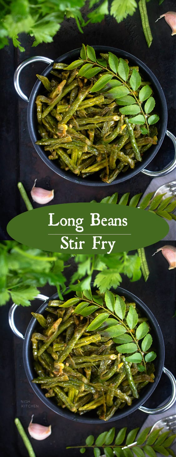 Long Beans Stir Fry   Achinga Payar Mezhukkupuratti - 17