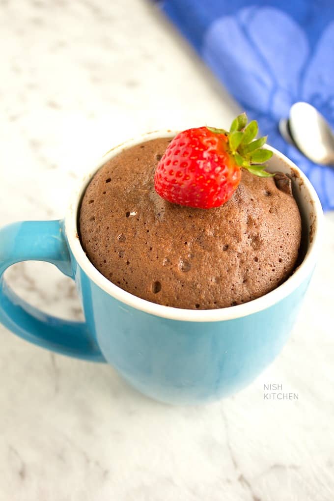 5 minute microwave chocolate mug cake recipe