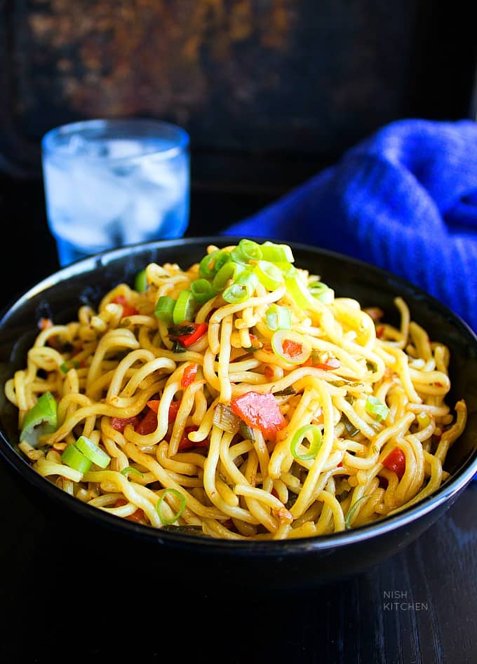 chilli garlic noodles indian style