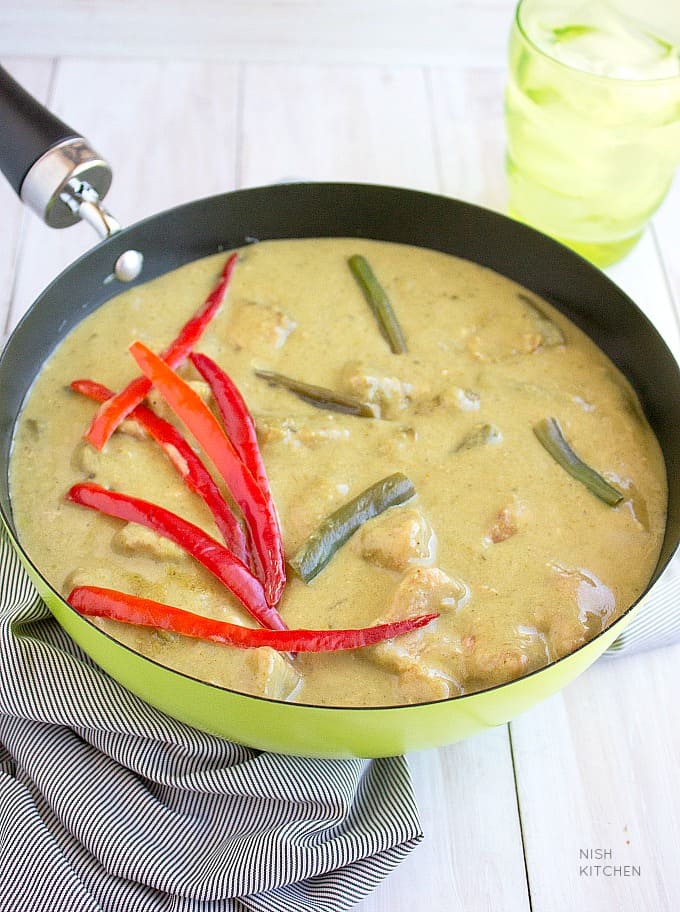 green chicken curry recipe