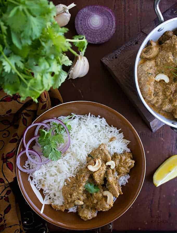 indian chicken korma recipe with video