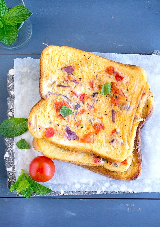 masala french toast recipe with video