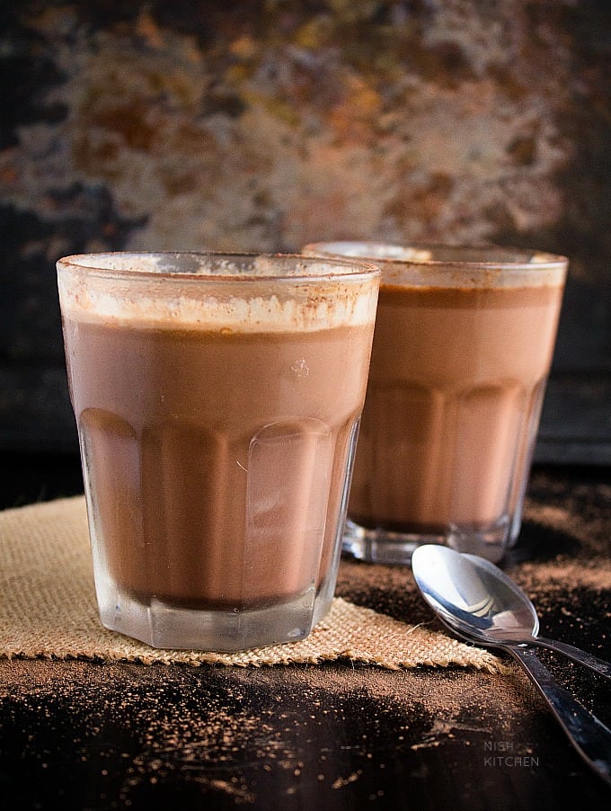 chai hot chocolate recipe video