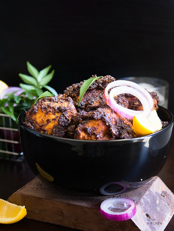 chicken ghee roast recipe video