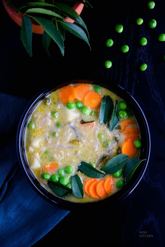 kerala vegetable stew or ishtew